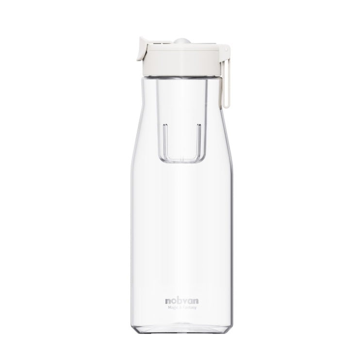 Nobvan Magic Ball Magnetic Bomb Tea Warehouse Tritan Large Capacity Sports Cup, 550ml (Transparent), 550ml (Gray), 800ml (Transparent), 800ml (Blue ), 800ml (Purple), 1000ml (Transparent), 1000ml (Gray), 1200ml (Transparent), 1200ml (Gray)