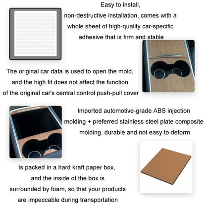 For Tesla Model3/Y Central Control Panel Modification Anti-Scratch Protective Sticker