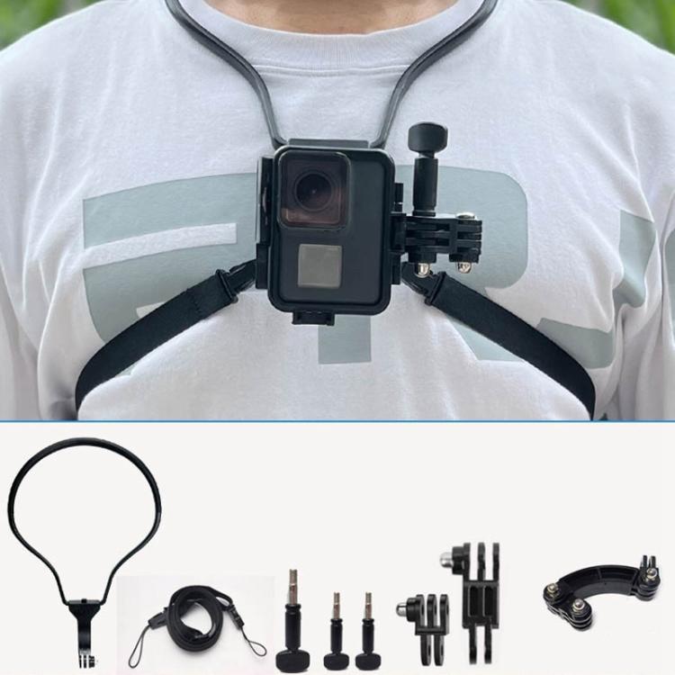 TUYU Camera Neck Holder Mobile Phone Chest Strap Mount  For Video Shooting//POV, Standard (Black), Standard (Blue), With Phone Clip (Black), With Phone Clip (Blue), Vertical Shooting (Black), Vertical Shooting (Blue), Vertical +Phone Clip (Black)
