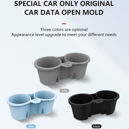 For Tesla Model3/Y Central Control Storage Silicone Cup Stopper, Silicone Cup Stopper(Grey), Silicone Cup Stopper(Blue), Silicone Cup Stopper(Black)