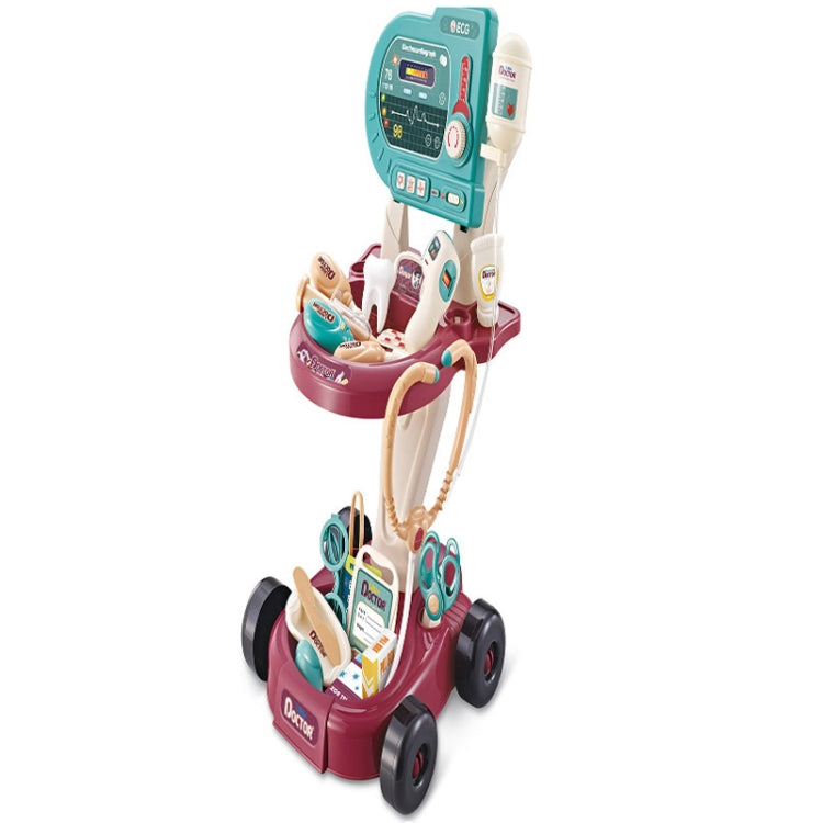 Play House Toy Set Simulation Doctor Cart, 24 In 1, 29 In 1