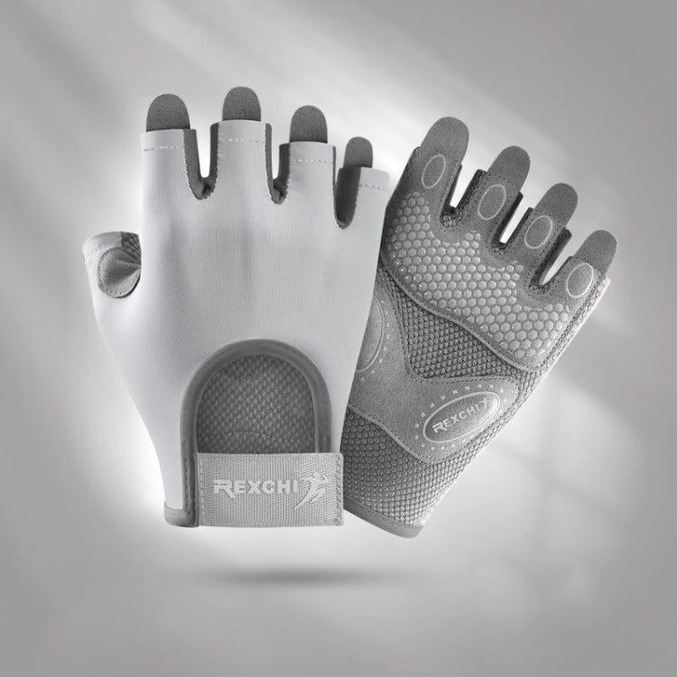 Yoga Sports Gloves Non-slip Shock-absorbing Half-finger Anti-cocoon Gloves, S, M