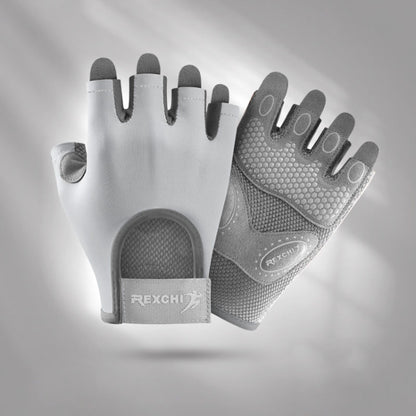 Yoga Sports Gloves Non-slip Shock-absorbing Half-finger Anti-cocoon Gloves, S, M