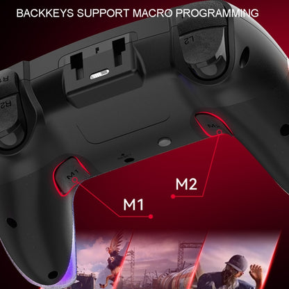 For PS4 Dazzle Color Light Wireless Bluetooth Grip