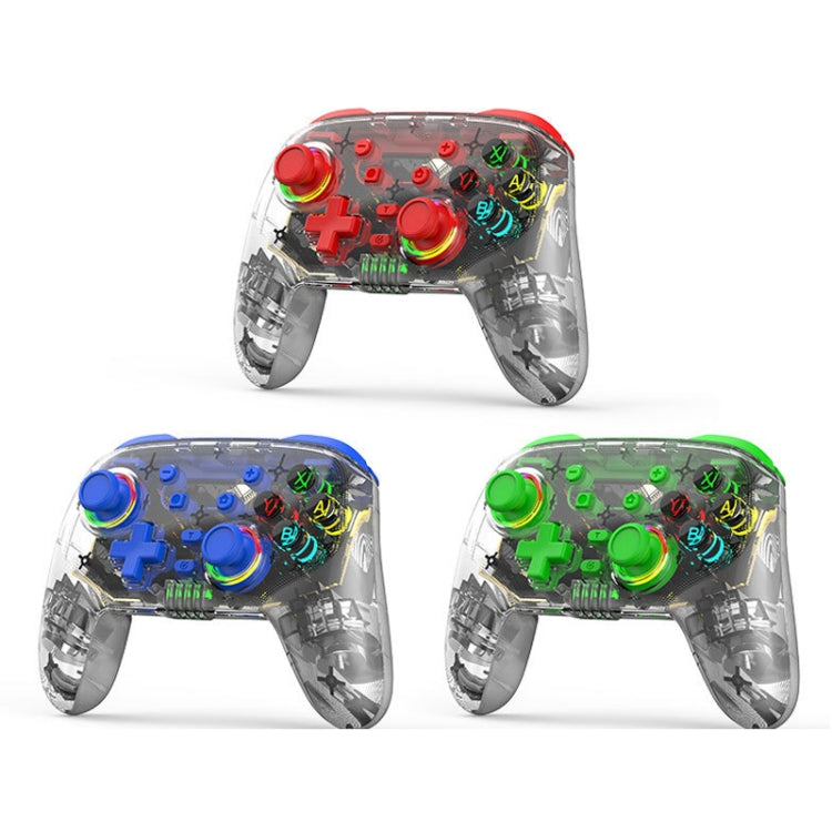 For PS3 / PS4 Dual Vibration Wireless Gamepad With RGB Lights, S10 (Red), S10 (Blue), S10 (Green)