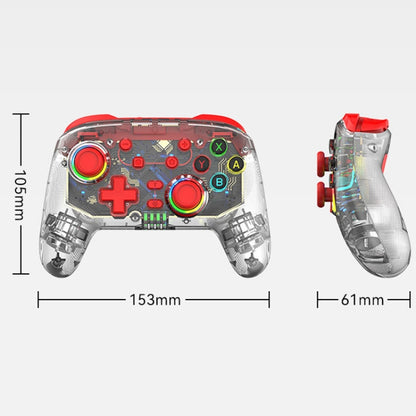 For PS3 / PS4 Dual Vibration Wireless Gamepad With RGB Lights, S10 (Red), S10 (Blue), S10 (Green)