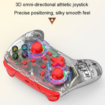 For PS3 / PS4 Dual Vibration Wireless Gamepad With RGB Lights, S10 (Red), S10 (Blue), S10 (Green)