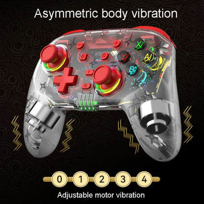 For PS3 / PS4 Dual Vibration Wireless Gamepad With RGB Lights, S10 (Red), S10 (Blue), S10 (Green)