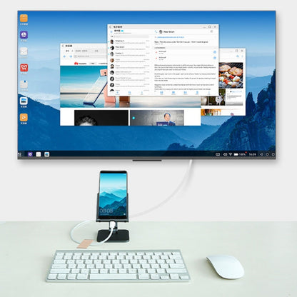 USB-C/Type-C To VGA HD Converter 1080P Laptop Connecting Display Mobile Phone Same Screen Line, Type-C To VGA Female
