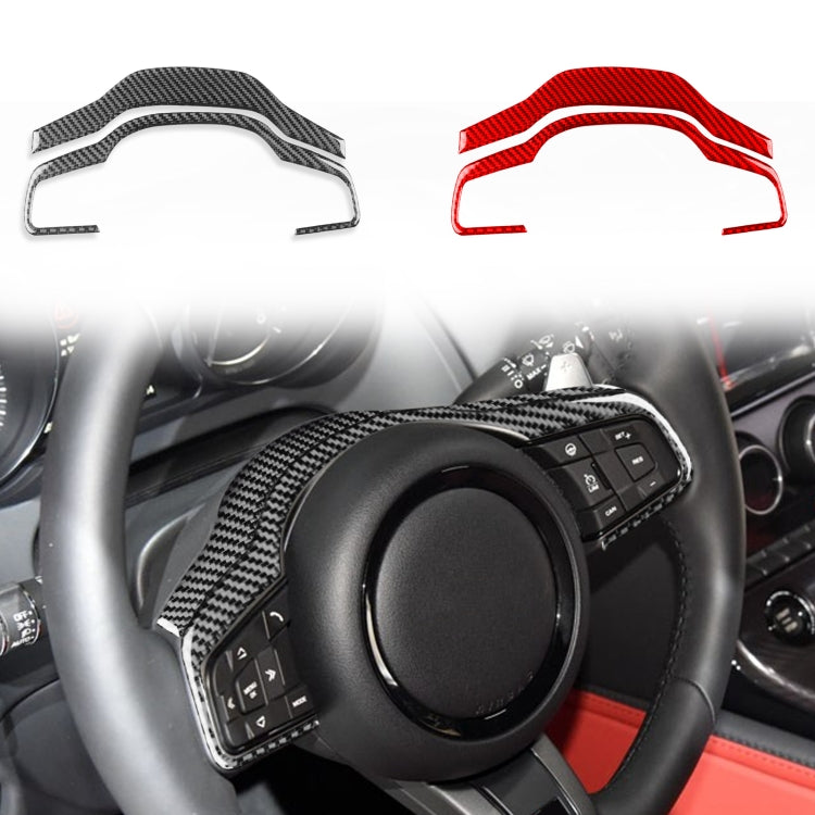 For Jaguar F-TYPE 2013+ Left And Right Drive Universal Steering Wheel Cover Sticker