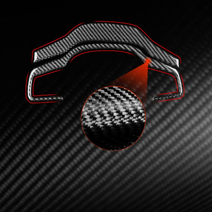 For Jaguar F-TYPE 2013+ Left And Right Drive Universal Steering Wheel Cover Sticker