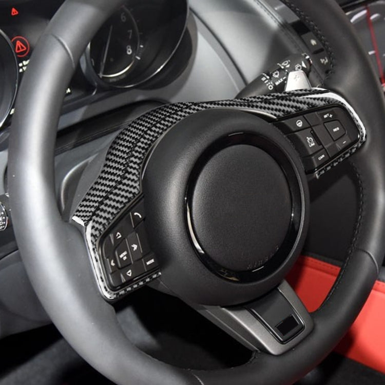 For Jaguar F-TYPE 2013+ Left And Right Drive Universal Steering Wheel Cover Sticker