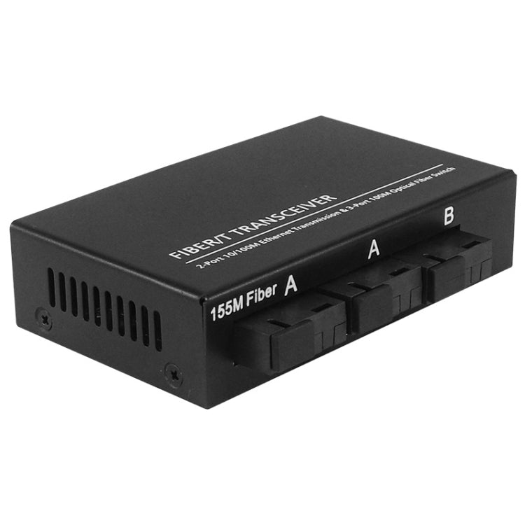 3 Fiber Port & 3 LAN Port 10/100Mbps Ethernet Switch Fiber Optic Switch, 3 Fiber Port & 3 LAN Port  100Mbps