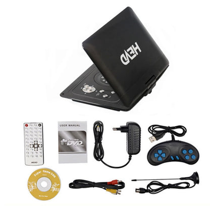 14.1-Inch Screen Portable DVD Player Support USB/SD/AV Input With Gamepad, EU Plug, US Plug, UK Plug