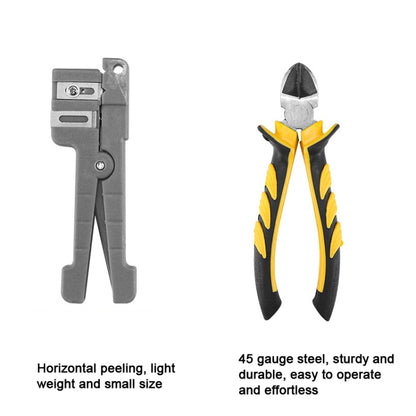 YH-G10  10-in-1 Fiber Optic Tool Kit TK-S6 Cable Knife and Stripping Kit, Cable Knife and Stripping Kit