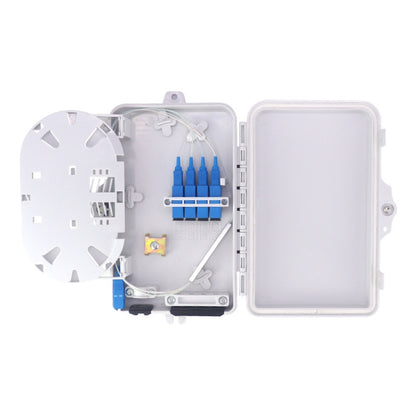 4 Core Fiber Splitter Box Wall Mounted  FTTX Distribution Box, 4 Core