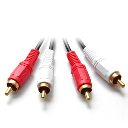 Double Lotus Audio Cable RCA Two-To-Two Power Amplifier Audio Cable, 1.5m, 3m, 5m