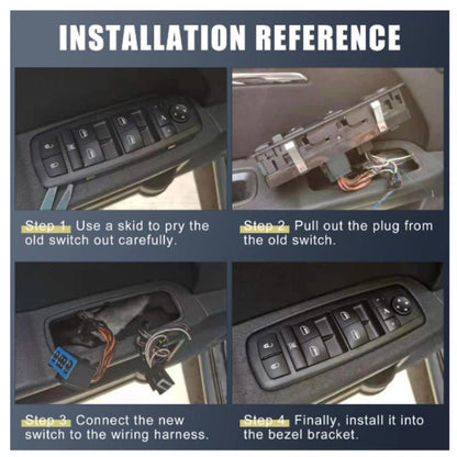For 2006-2010 Honda Civic Electric Window Switch Button Replacement Kit, 35750-SNV-H52