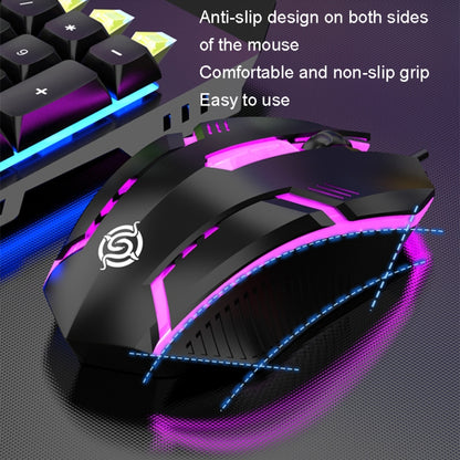 K-Snake Mechanical Feel Keyboard Mouse Kit USB Wired 104 Keycaps Computer Keyboard, Keyboard+Mouse (Black Gray), Keyboard+Mouse (White), Keyboard+Mouse (Black), Single Keyboard (White), Single Keyboard (Black)