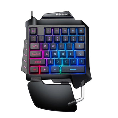 K-Snake G92 Single Small Keyboard Mobile Games Luminous Robotic Machine Sensory Game Keyboard, K-Snake G92