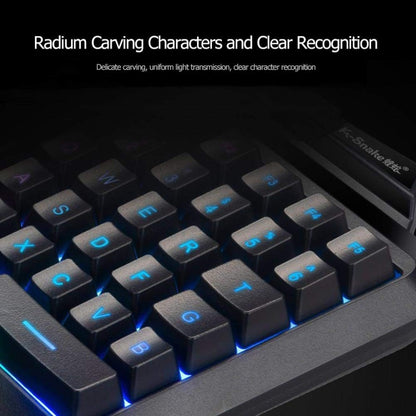 K-Snake G92 Single Small Keyboard Mobile Games Luminous Robotic Machine Sensory Game Keyboard, K-Snake G92