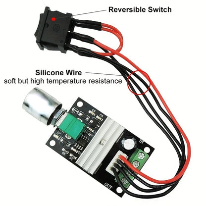 DC 6-28V 3A  PWM Speed Adjustable Reversible Switch DC Motor Driver Reversing, 6-28V 3A