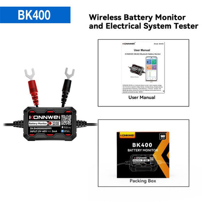 KONNWEI 360V Car Battery Monitor Diagnostic Tool, BK400