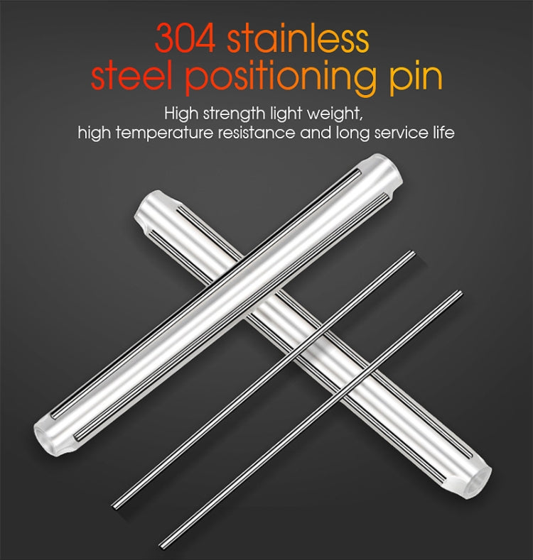 50pcs/pack  60mm Double -Pin Leather Thread Optical Fiber Heat Shrinkable Tube Optical Hot Melt Tube, 60mm Double -Pin