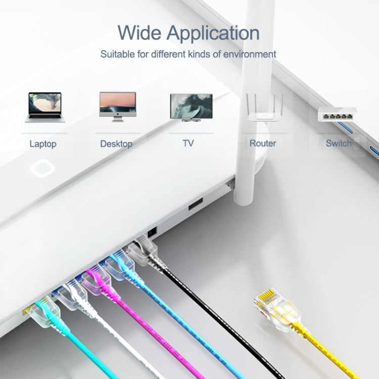 SAMZHE Cat6A Ethernet Cable UTP Network Patch Cable, 10m, 15m, 20m