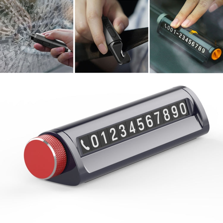 Multifunctional Break Window Mini Safety Hammer Parking Number Plate
