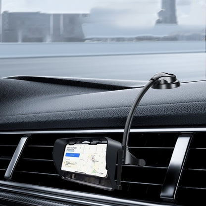 Car Suction Cup Dashboard Mobile Phone Holder with Sun Visor Folding Rotating Car Mount, Joint Model, Hose Model