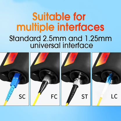 Comptyco AUA-400X 400 Times Handheld Fiber Optic Microscope for FC/SC/ST/LC Connector