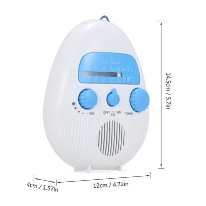 Portable Waterproof FM Radio With Hanging Rope For Bathroom, SY-900