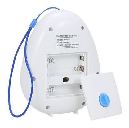 Portable Waterproof FM Radio With Hanging Rope For Bathroom, SY-900