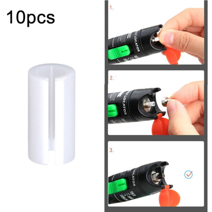 Replacement Parts For Fiber Optic Visual Fault Locator, 10pcs Metal Head Connector, 10pcs 5mm Ceramic Core, 10pcs 7mm Ceramic Core