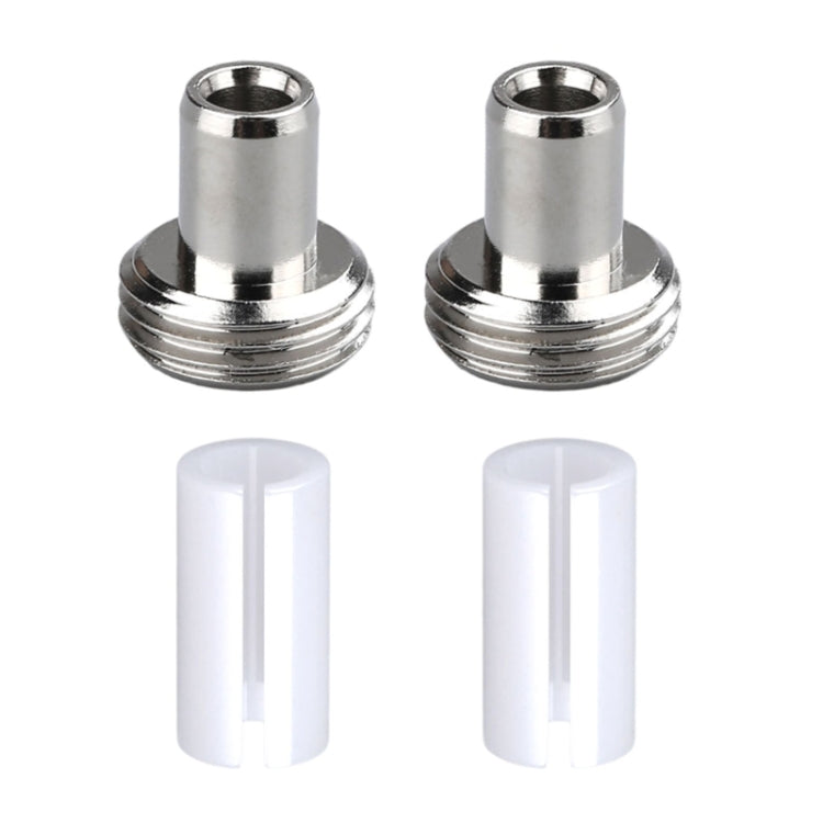 Replacement Parts For Fiber Optic Visual Fault Locator, 10pcs Metal Head Connector, 10pcs 5mm Ceramic Core, 10pcs 7mm Ceramic Core