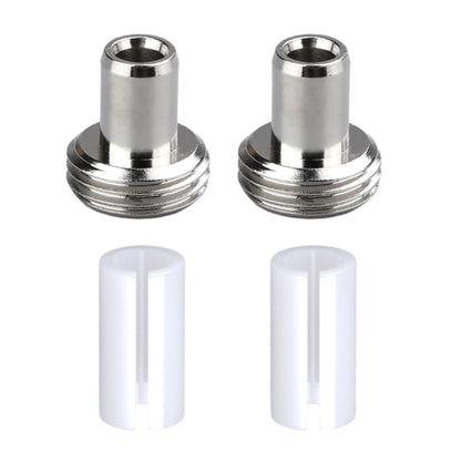 Replacement Parts For Fiber Optic Visual Fault Locator, 10pcs Metal Head Connector, 10pcs 5mm Ceramic Core, 10pcs 7mm Ceramic Core