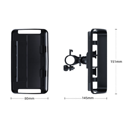 Rotatable Bicycle and Motorcycle Anti-shake Fixed Mobile Phone Holder with Sun Visor, Classic Model, Universal Model