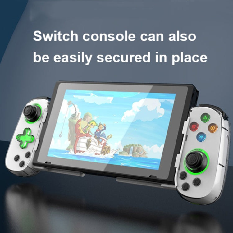D7 BT5.0 Retractable Gamepad With Light For PC / Android / IPhone /Win7 10 11/Mac OS/Switch, D7 (White), D7 (Purple), D7 (Black)
