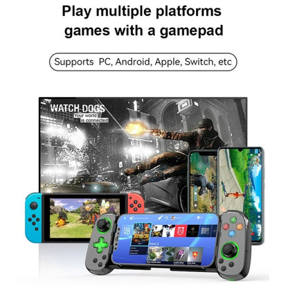D7 BT5.0 Retractable Gamepad With Light For PC / Android / IPhone /Win7 10 11/Mac OS/Switch, D7 (White), D7 (Purple), D7 (Black)