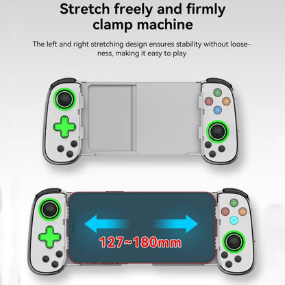 D7 BT5.0 Retractable Gamepad With Light For PC / Android / IPhone /Win7 10 11/Mac OS/Switch, D7 (White), D7 (Purple), D7 (Black)