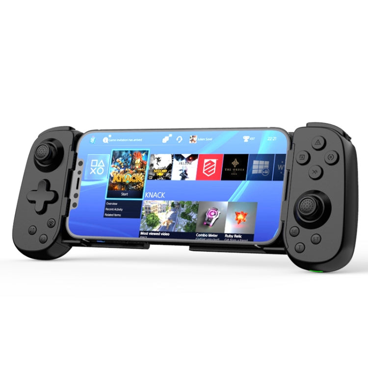 D6  Bluetooth Retractable Gamepad Dual Hall Six-Axis Somatosensory For Android/IPhone /Switch, D6 White Black, D6 Black