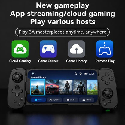 D6  Bluetooth Retractable Gamepad Dual Hall Six-Axis Somatosensory For Android/IPhone /Switch, D6 Black, D6 White Black