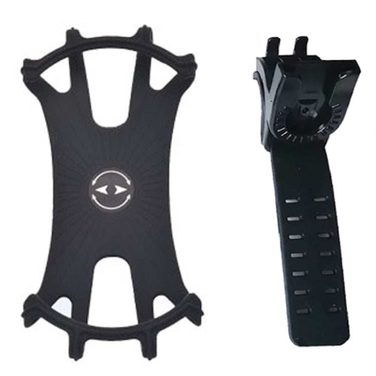 Removable Bicycle Cell Phone Holder For 4.5-7 Inch Phones, Four Claws Black, Eight Claws Black