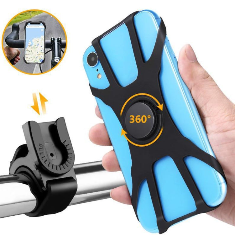 Removable Bicycle Cell Phone Holder For 4.5-7 Inch Phones, Four Claws Black, Eight Claws Black