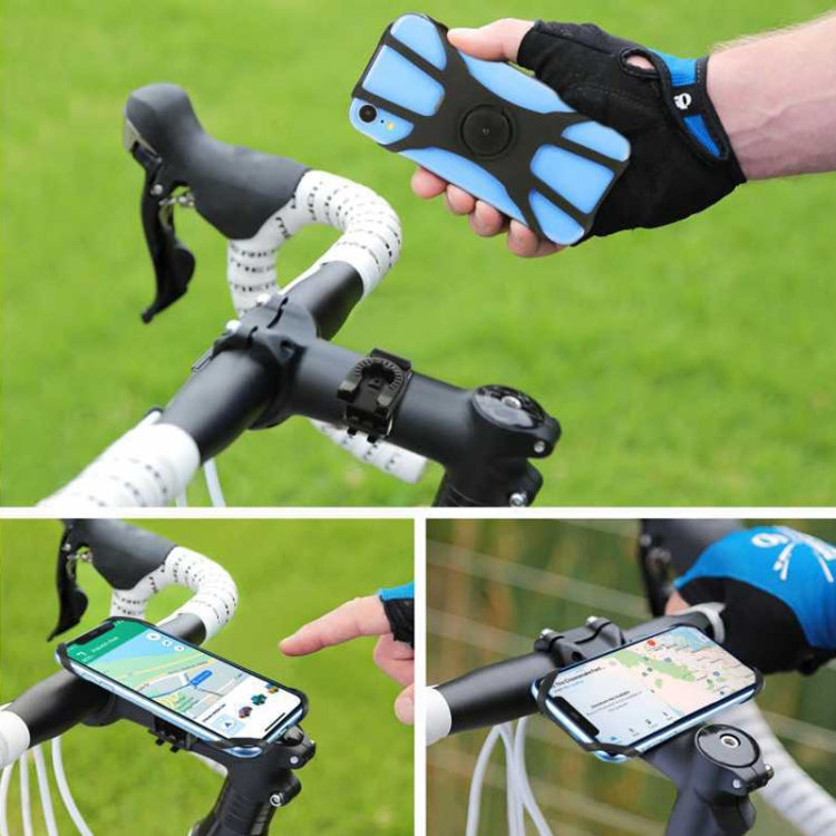 Removable Bicycle Cell Phone Holder For 4.5-7 Inch Phones, Four Claws Black, Eight Claws Black