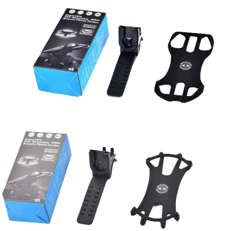 Removable Bicycle Cell Phone Holder For 4.5-7 Inch Phones, Four Claws Black, Eight Claws Black