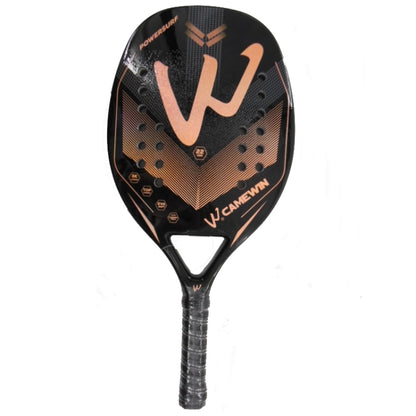 CAMEWIN 3K Carbon Fiber Rough Surface Beach Tennis Racket With Cover Bag
