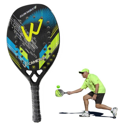 CAMEWIN 3K Carbon Fiber Beach Tennis Racket Soft EVA Tennis Paddle