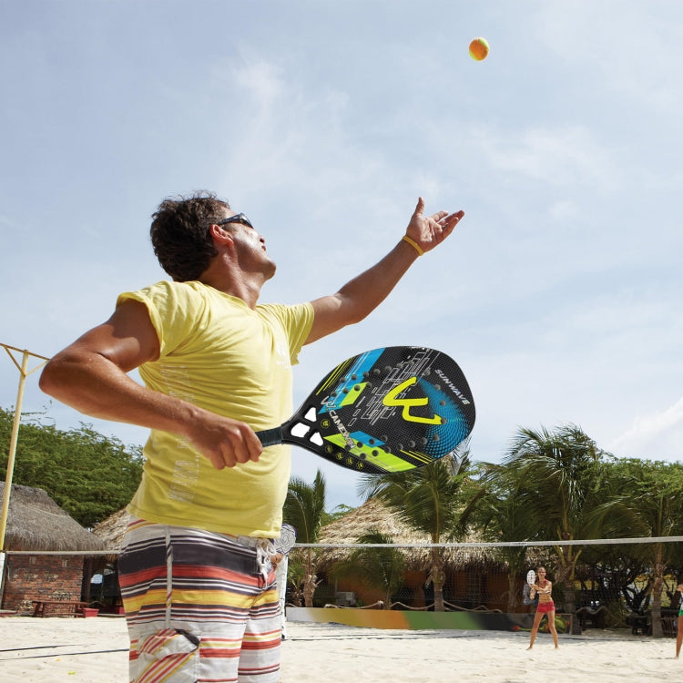 CAMEWIN 3K Carbon Fiber Beach Tennis Racket Soft EVA Tennis Paddle